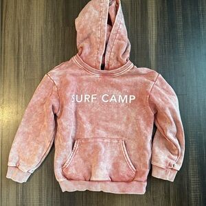 Little Bipsy Red Acid Wash Hoodie